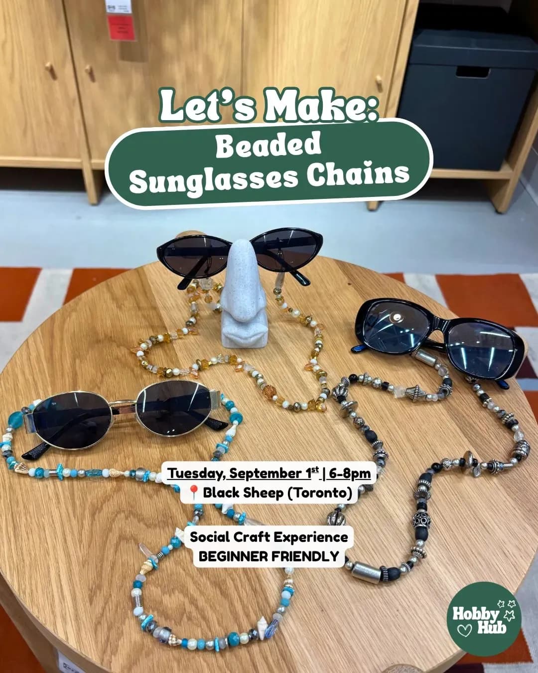 Let's Make: Beaded Sunglasses Chains