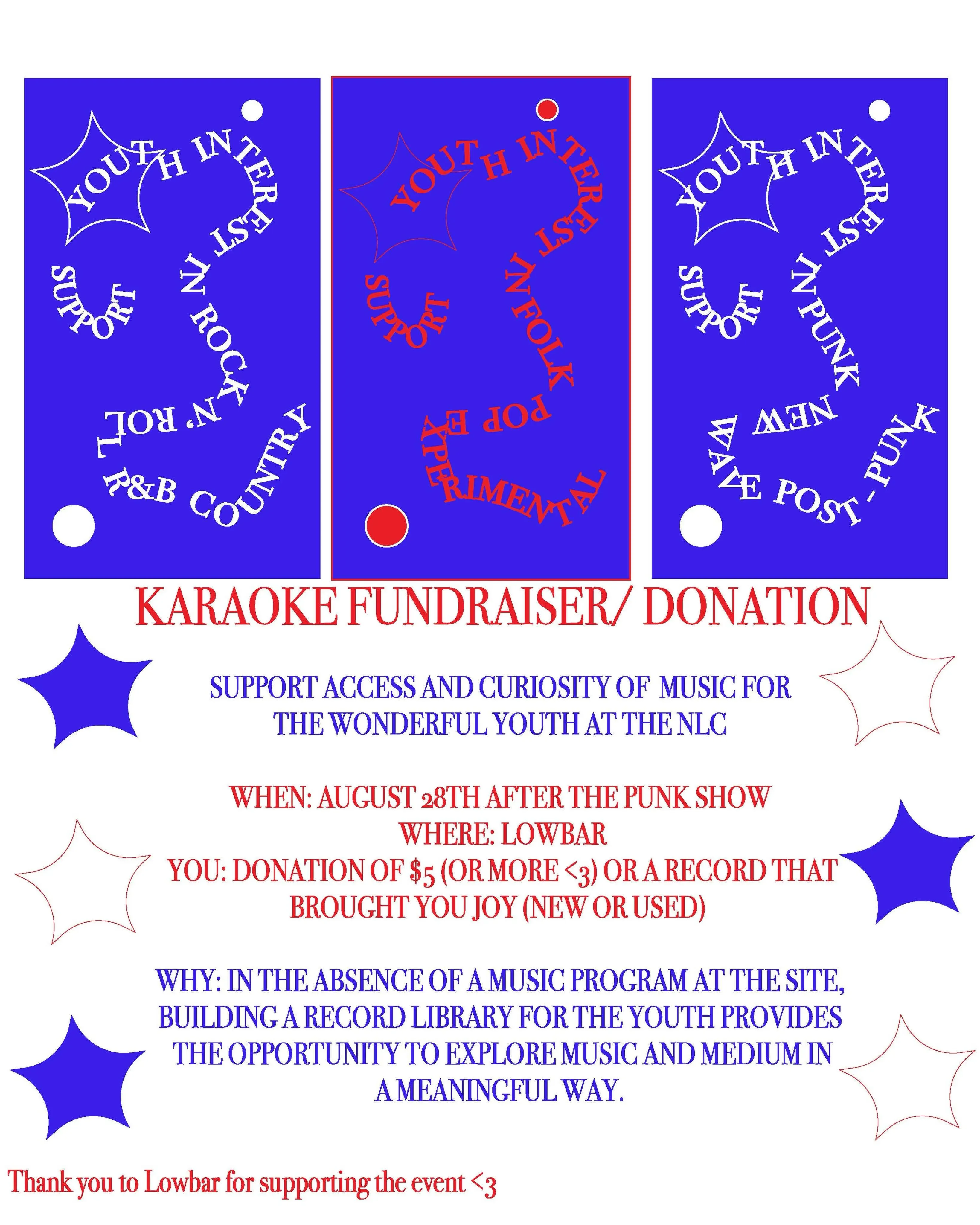 Karaoke Fundraiser & Donation